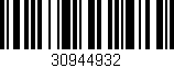 Código de barras (EAN, GTIN, SKU, ISBN): '30944932'