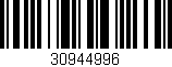 Código de barras (EAN, GTIN, SKU, ISBN): '30944996'