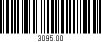 Código de barras (EAN, GTIN, SKU, ISBN): '3095.00'