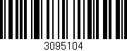 Código de barras (EAN, GTIN, SKU, ISBN): '3095104'