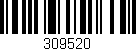 Código de barras (EAN, GTIN, SKU, ISBN): '309520'
