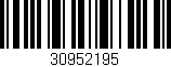 Código de barras (EAN, GTIN, SKU, ISBN): '30952195'