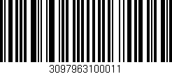 Código de barras (EAN, GTIN, SKU, ISBN): '3097963100011'