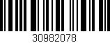 Código de barras (EAN, GTIN, SKU, ISBN): '30982078'