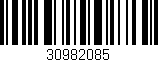 Código de barras (EAN, GTIN, SKU, ISBN): '30982085'