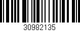Código de barras (EAN, GTIN, SKU, ISBN): '30982135'