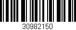 Código de barras (EAN, GTIN, SKU, ISBN): '30982150'