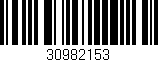 Código de barras (EAN, GTIN, SKU, ISBN): '30982153'