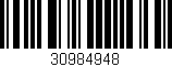 Código de barras (EAN, GTIN, SKU, ISBN): '30984948'