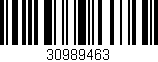 Código de barras (EAN, GTIN, SKU, ISBN): '30989463'
