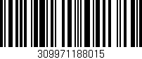 Código de barras (EAN, GTIN, SKU, ISBN): '309971188015'