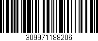 Código de barras (EAN, GTIN, SKU, ISBN): '309971188206'