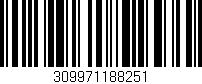 Código de barras (EAN, GTIN, SKU, ISBN): '309971188251'