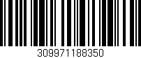 Código de barras (EAN, GTIN, SKU, ISBN): '309971188350'