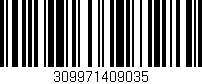Código de barras (EAN, GTIN, SKU, ISBN): '309971409035'