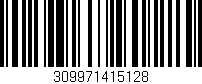 Código de barras (EAN, GTIN, SKU, ISBN): '309971415128'