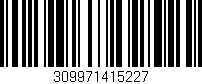 Código de barras (EAN, GTIN, SKU, ISBN): '309971415227'