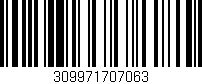 Código de barras (EAN, GTIN, SKU, ISBN): '309971707063'