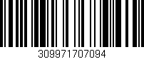 Código de barras (EAN, GTIN, SKU, ISBN): '309971707094'