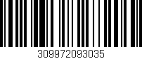 Código de barras (EAN, GTIN, SKU, ISBN): '309972093035'