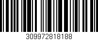 Código de barras (EAN, GTIN, SKU, ISBN): '309972818188'