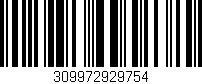 Código de barras (EAN, GTIN, SKU, ISBN): '309972929754'