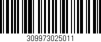 Código de barras (EAN, GTIN, SKU, ISBN): '309973025011'