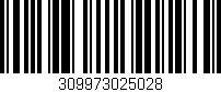 Código de barras (EAN, GTIN, SKU, ISBN): '309973025028'