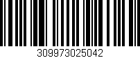 Código de barras (EAN, GTIN, SKU, ISBN): '309973025042'