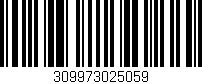 Código de barras (EAN, GTIN, SKU, ISBN): '309973025059'