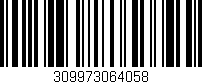 Código de barras (EAN, GTIN, SKU, ISBN): '309973064058'
