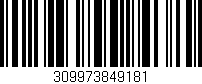 Código de barras (EAN, GTIN, SKU, ISBN): '309973849181'