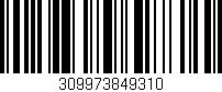Código de barras (EAN, GTIN, SKU, ISBN): '309973849310'