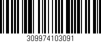 Código de barras (EAN, GTIN, SKU, ISBN): '309974103091'