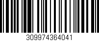 Código de barras (EAN, GTIN, SKU, ISBN): '309974364041'