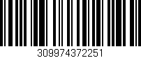 Código de barras (EAN, GTIN, SKU, ISBN): '309974372251'
