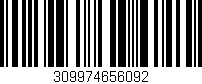 Código de barras (EAN, GTIN, SKU, ISBN): '309974656092'