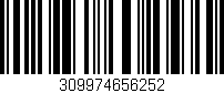 Código de barras (EAN, GTIN, SKU, ISBN): '309974656252'