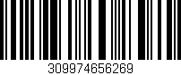 Código de barras (EAN, GTIN, SKU, ISBN): '309974656269'