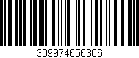 Código de barras (EAN, GTIN, SKU, ISBN): '309974656306'