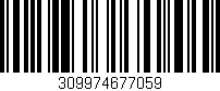Código de barras (EAN, GTIN, SKU, ISBN): '309974677059'