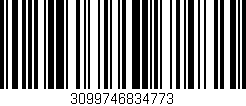 Código de barras (EAN, GTIN, SKU, ISBN): '3099746834773'