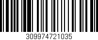 Código de barras (EAN, GTIN, SKU, ISBN): '309974721035'