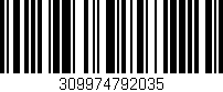 Código de barras (EAN, GTIN, SKU, ISBN): '309974792035'