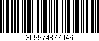 Código de barras (EAN, GTIN, SKU, ISBN): '309974877046'