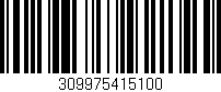 Código de barras (EAN, GTIN, SKU, ISBN): '309975415100'