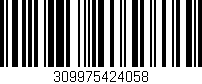 Código de barras (EAN, GTIN, SKU, ISBN): '309975424058'