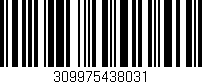 Código de barras (EAN, GTIN, SKU, ISBN): '309975438031'