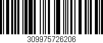 Código de barras (EAN, GTIN, SKU, ISBN): '309975726206'