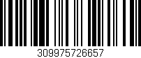Código de barras (EAN, GTIN, SKU, ISBN): '309975726657'
